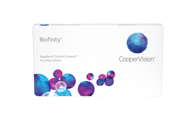 Biofinity CooperVision eye lenses