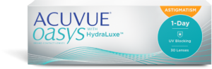 ACUVUE® OASYS 1-DAY with HydraLuxe™ for ASTIGMATISM (Subscription)