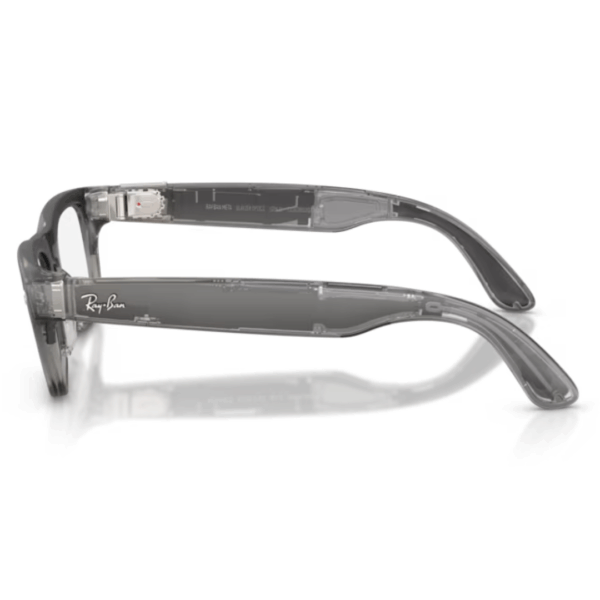 Meta Transparent Frame Ray-ban Meta Blayzer Frame ORW7001 8529 – Matte Transparent Ice Grey ...
