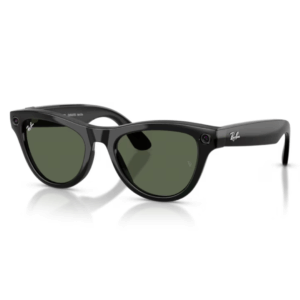 Ray-ban Meta Skyler Sunglass ORW4014 601/71 – Shiny Black (G-15 Green)