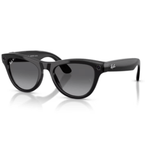 Ray-ban Meta Skyler Sunglass ORW4014 601/T3 – Shiny Black (Polar Gradient Graphite)