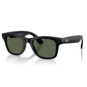 Ray-ban Meta Wayfarer Sunglass 0RW4012 601/71 – Shiny Black (G-15 Green)